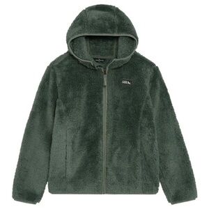 Eddie Bauer Youth Kid's High Pile Plush Hooded Full Zip Jacket